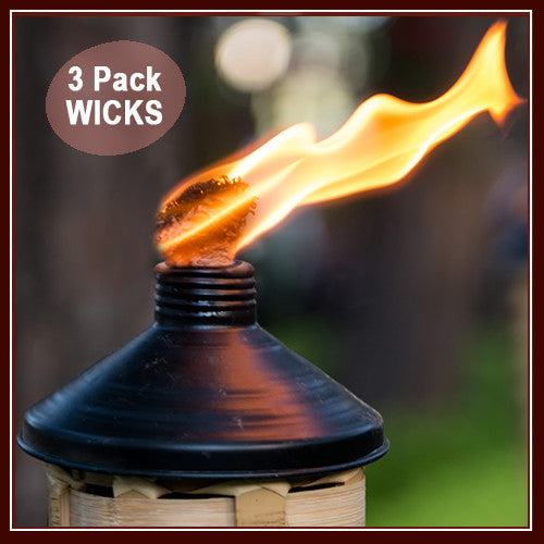 Patio Tiki Torch Wick 3-Pack