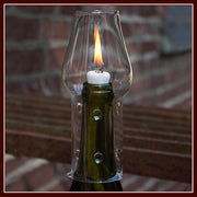 Glass Flame Protector, Clear Glass Chimney for Oil Lamps, Wine Bottle Candles, Oil Lamp Making, Home Decor