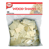 Wooden Craft Shapes, Unfinished Wood, Assorted Pack, Kids Crafts, Scrapbooking, School Art Projects, Home Decor