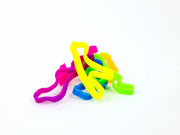 Emoji Memory Shape Rubber Bands, Assorted Designs, Friendship Bracelets, Charm Accessories, Kids Crafts