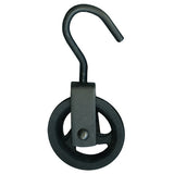 Decorative Black Iron Pulley, Large, Metal, Macrame Plant Hangers, Hanging Plant Display, Wall Art, Home Decor