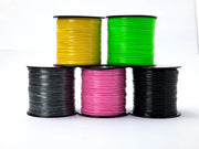 Pearlized Rexlace Plastic Craft Lace, 4 Color Options, Friendship Bracelets, Keychains, Lanyards