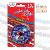 Stretch Magic Elastic Bead Cord 0.8mm x 5m, Clear, Pearl or Black, Bead Bracelets, Stretch Jewelry, DIY Necklaces