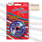 Stretch Magic Elastic Bead Cord 0.8mm x 5m, Clear, Pearl or Black, Bead Bracelets, Stretch Jewelry, DIY Necklaces