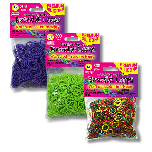 Silicone Loops with Bracelet Clips