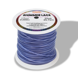 Shimmer Lace Plastic lacing, jewelry cord, beading cord, metallic thread center
