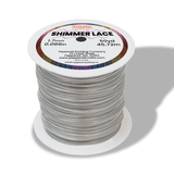 Shimmer Lace Plastic lacing, jewelry cord, beading cord, metallic thread center