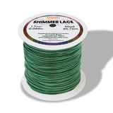 Shimmer Lace Plastic lacing, jewelry cord, beading cord, metallic thread center