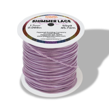 Shimmer Lace Plastic lacing, jewelry cord, beading cord, metallic thread center