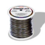 Shimmer Lace Plastic lacing, jewelry cord, beading cord, metallic thread center