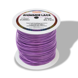 Shimmer Lace Plastic lacing, jewelry cord, beading cord, metallic thread center